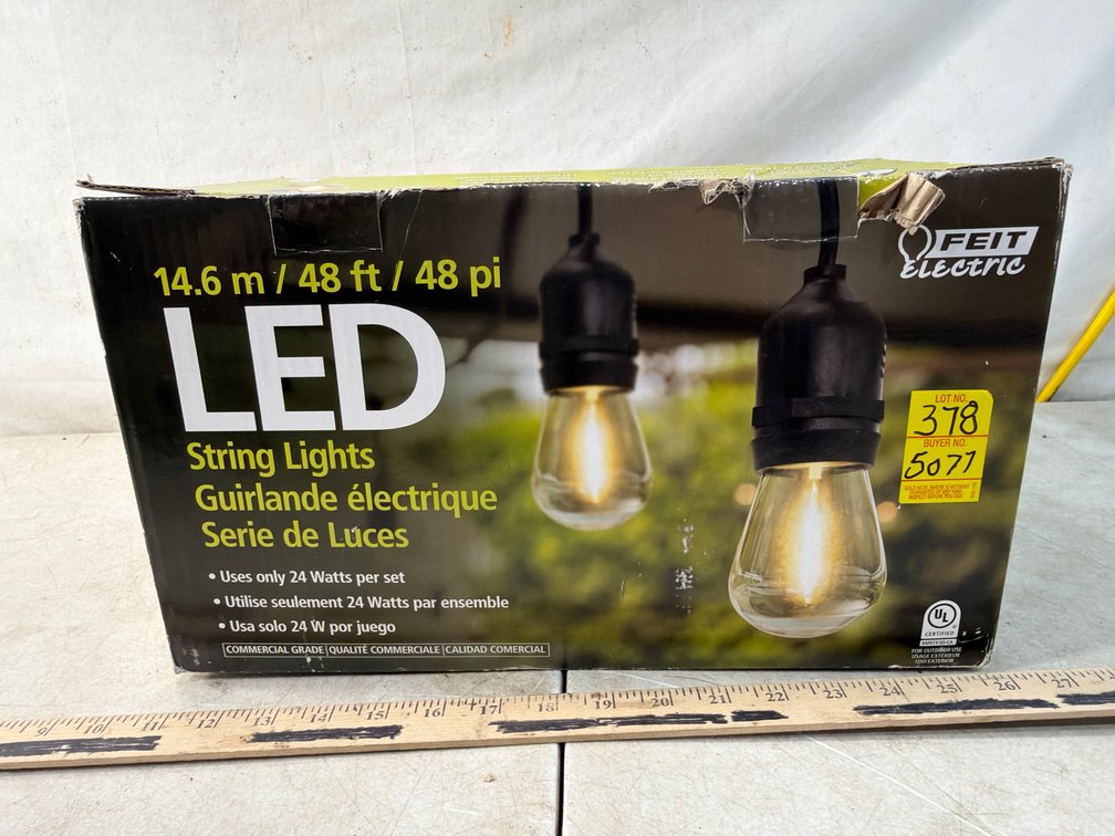 Feit Electric 48 ft Commercial Grade LED String Lights