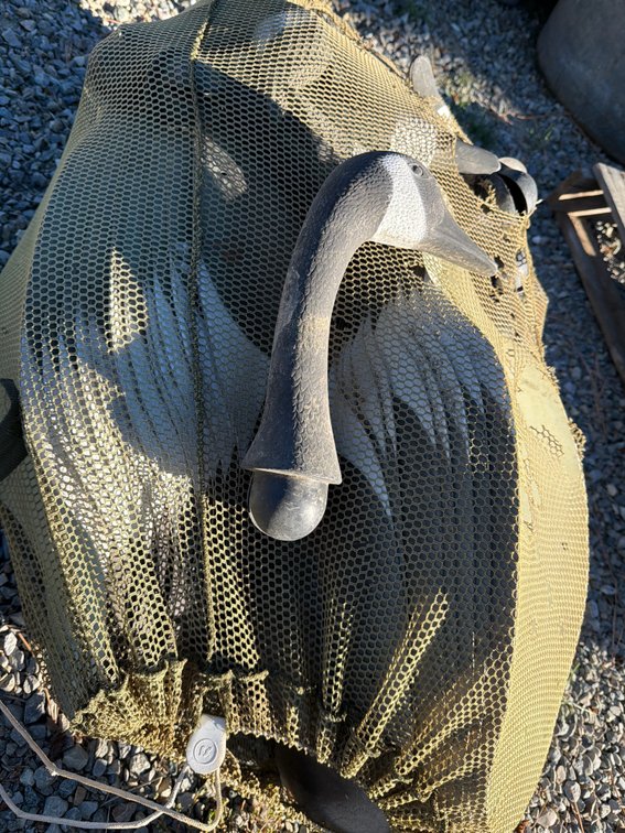 Mesh Decoy Bag with Canada Goose Decoys