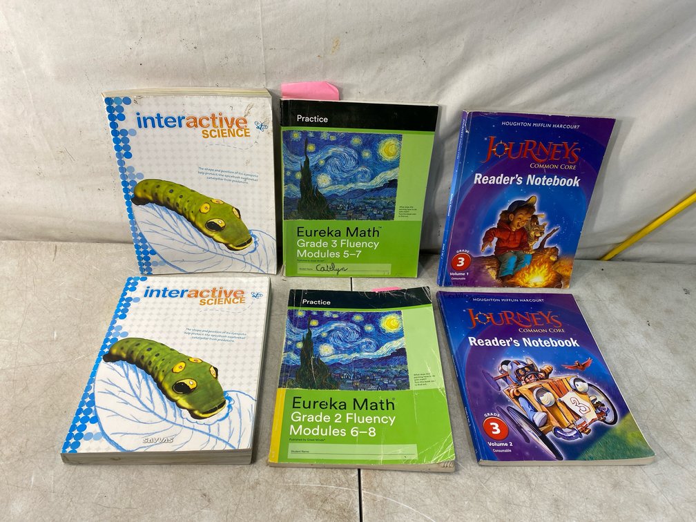 Grade School Workbooks and Textbooks