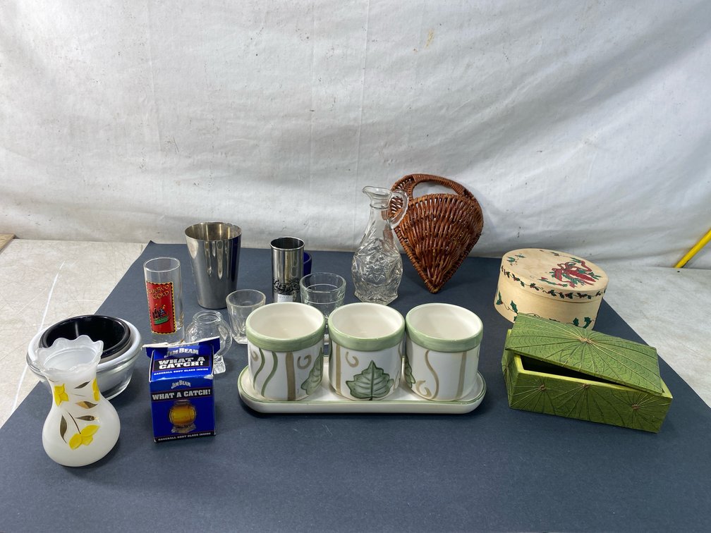 Glassware, Barware, and Tabletop Decor