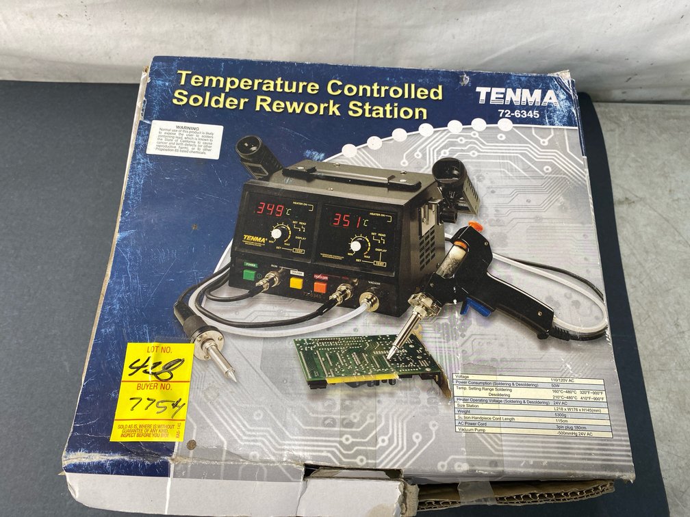 Tenma 72-6345 Temperature Controlled Solder Rework Station