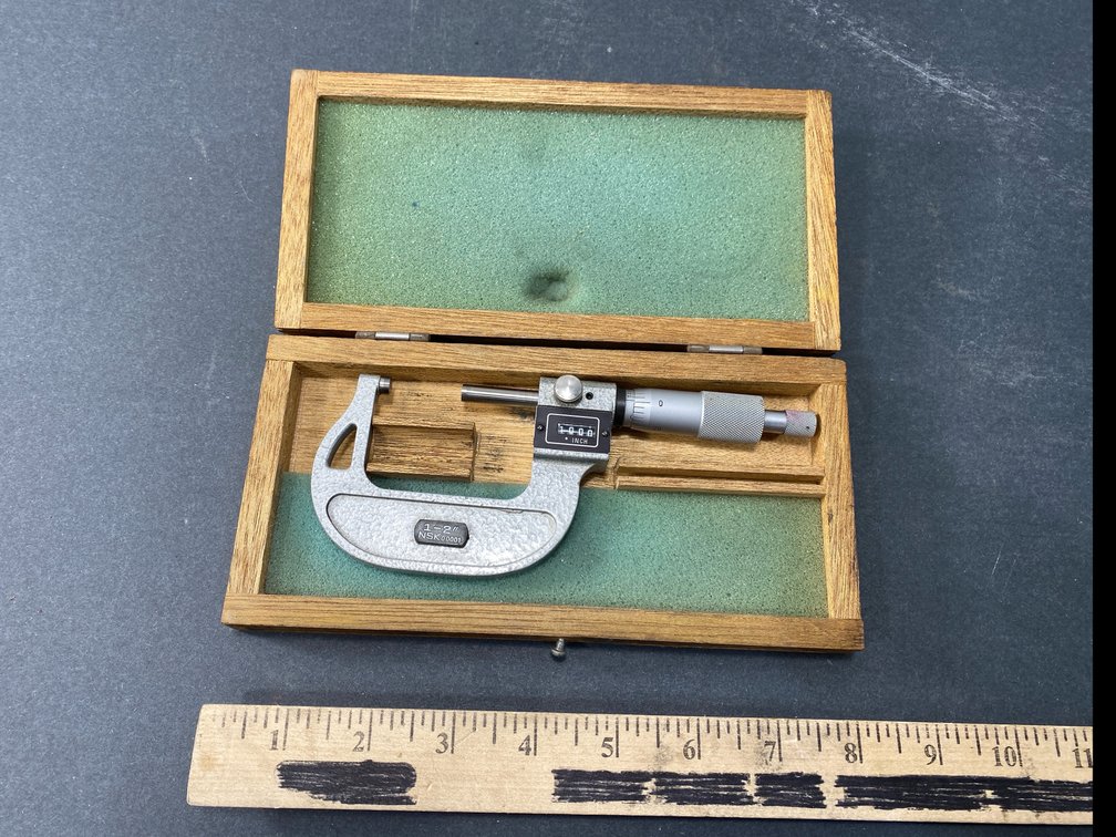 NSK 1-2 in Digit Counter Outside Micrometer