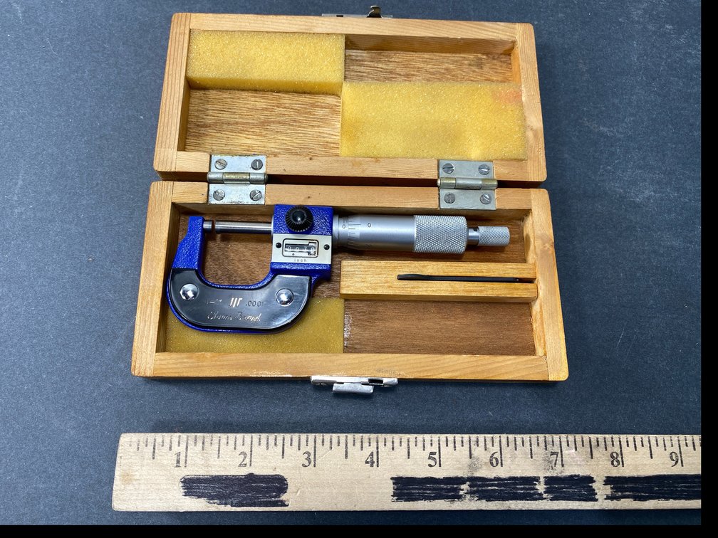 Chuan Brand Enco 0-1" Mechanical Counter Micrometer