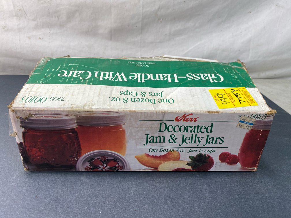 Kerr 8 oz. Decorated Jam and Jelly Jar