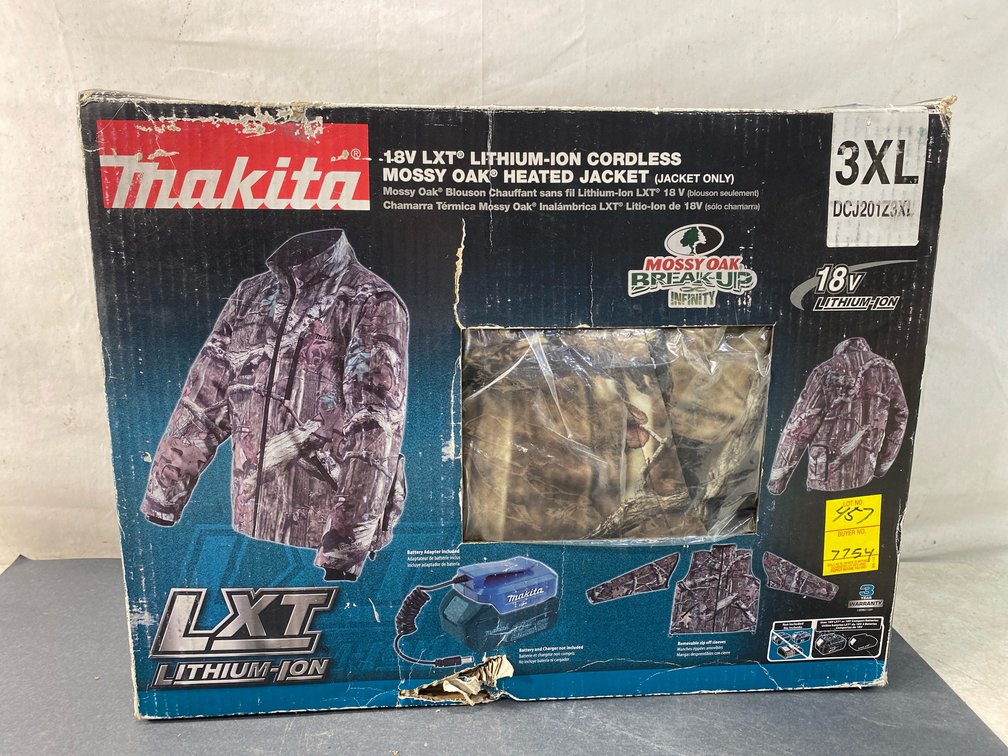 Makita 18V LXT Mossy Oak Cordless Heated Jacket 3XL