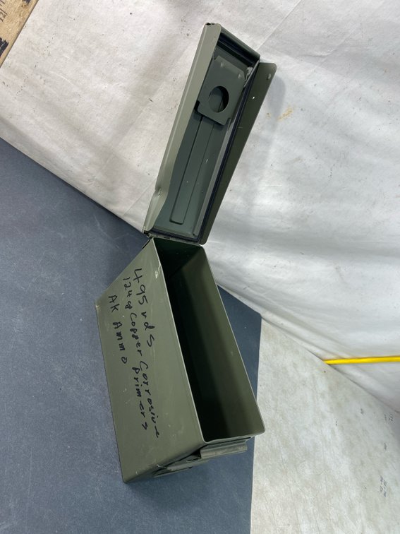 Olive Drab Metal Ammunition Can