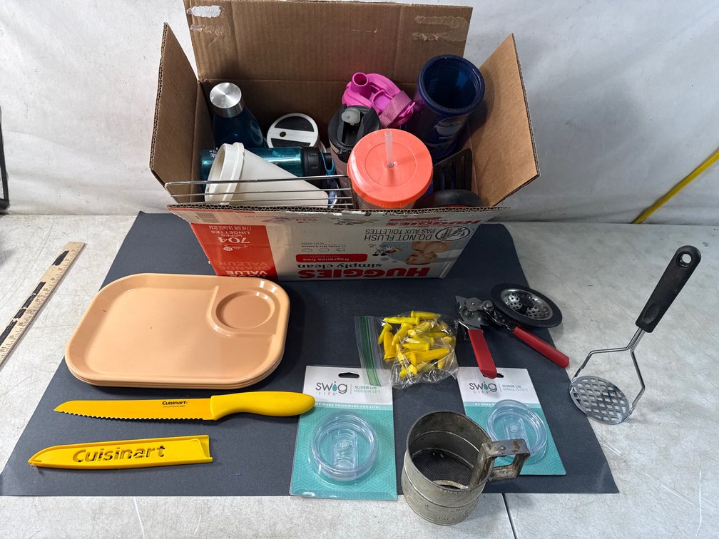 Kitchenware, Drinkware, and Household Items