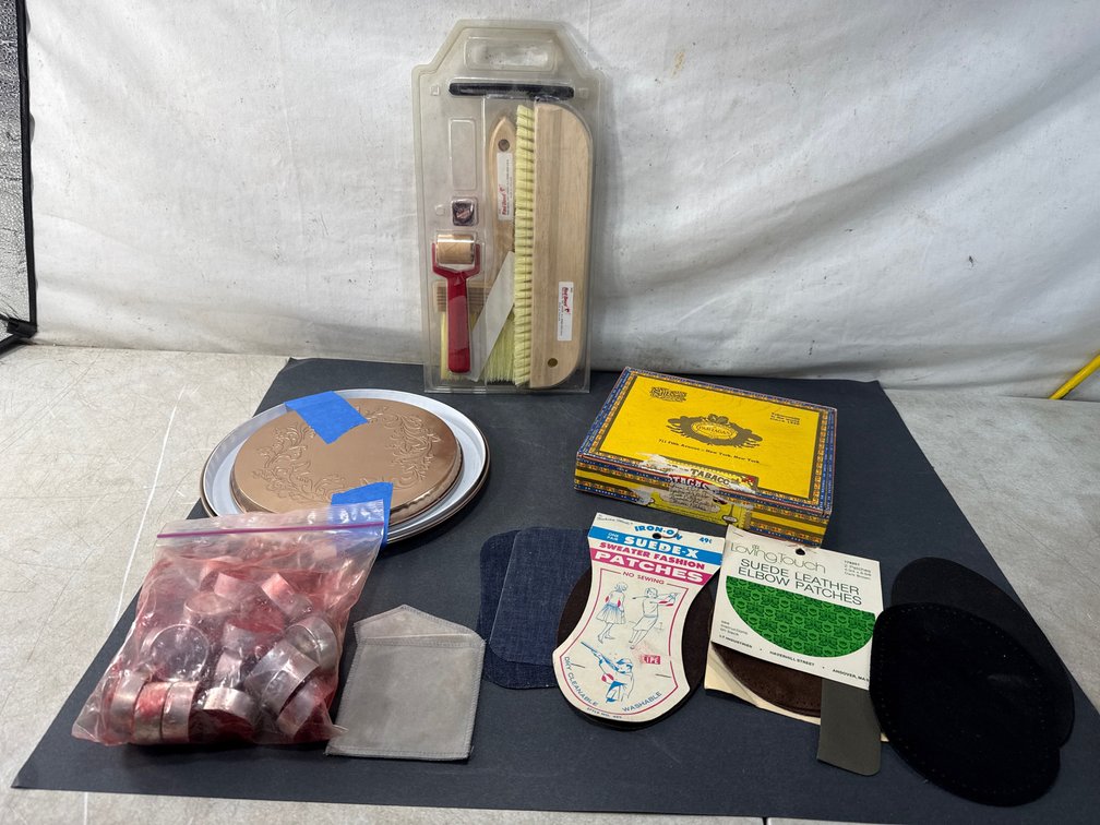 Wallpaper Tool Kit, Cigar Box, and Craft Item Group