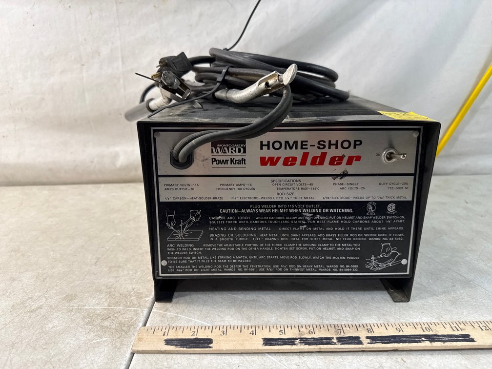 Montgomery Ward Powr Kraft Home-Shop Welder