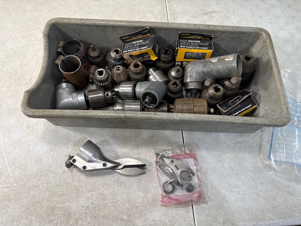 Drill Chuck and Right Angle Drill Attachments
