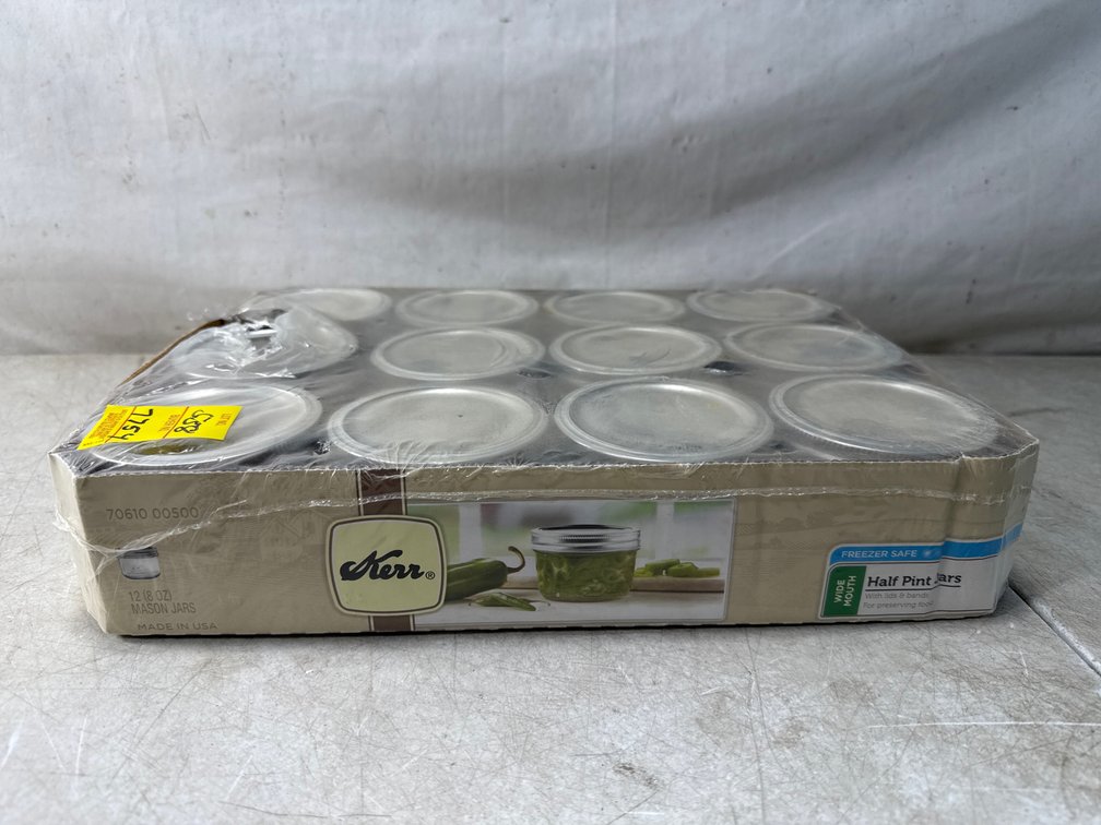 Wide Mouth Glass Mason Canning Jars