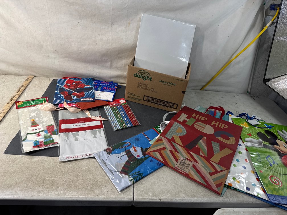 Party Supplies and Gift Bags