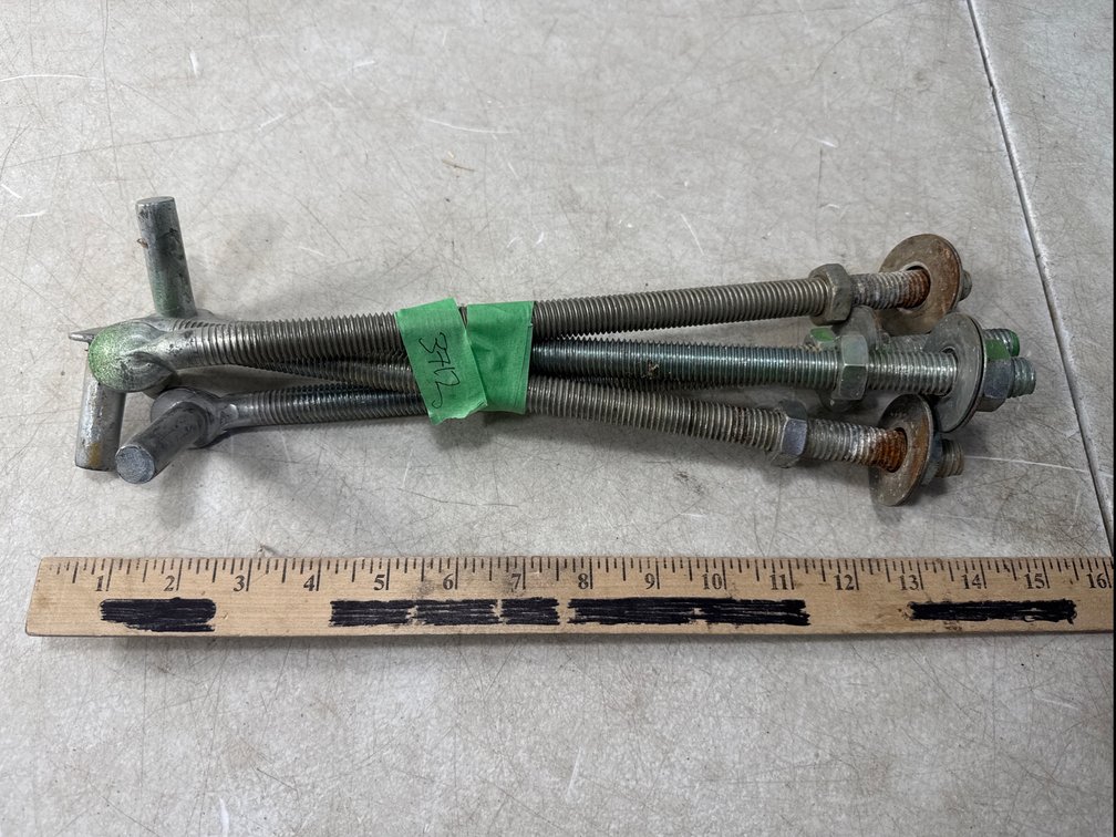 Steel Threaded Eye Bolt with Cross Pin