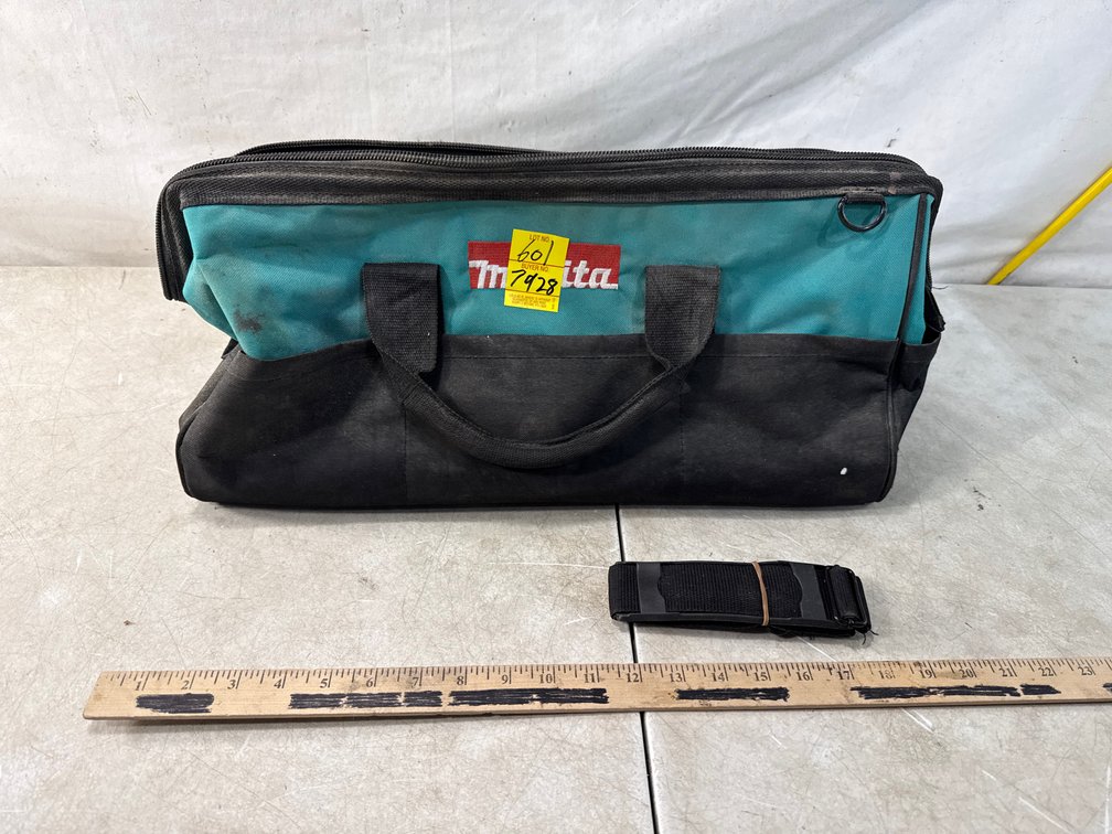 Makita Canvas Tool Bag with Shoulder Strap