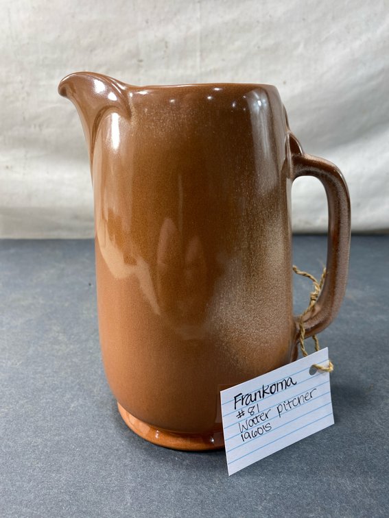 Frankoma Glazed Ceramic Pitcher