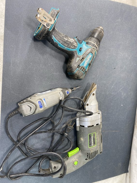 Drill, Rotary Tool, and Metal Shear