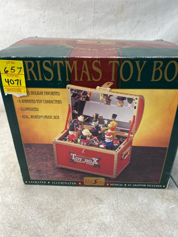 Maisto Christmas Toy Box Animated Musical Chest