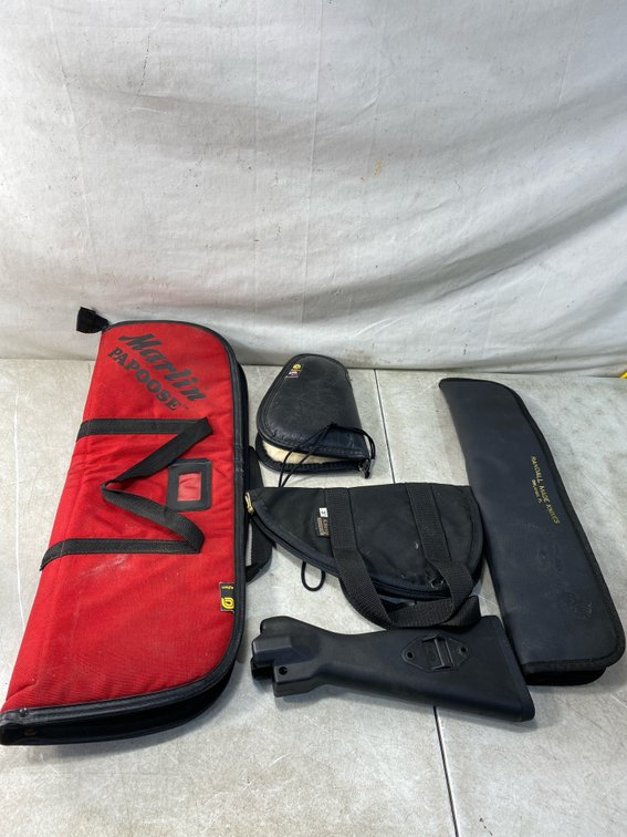 Gun and Knife Cases with Rifle Stock