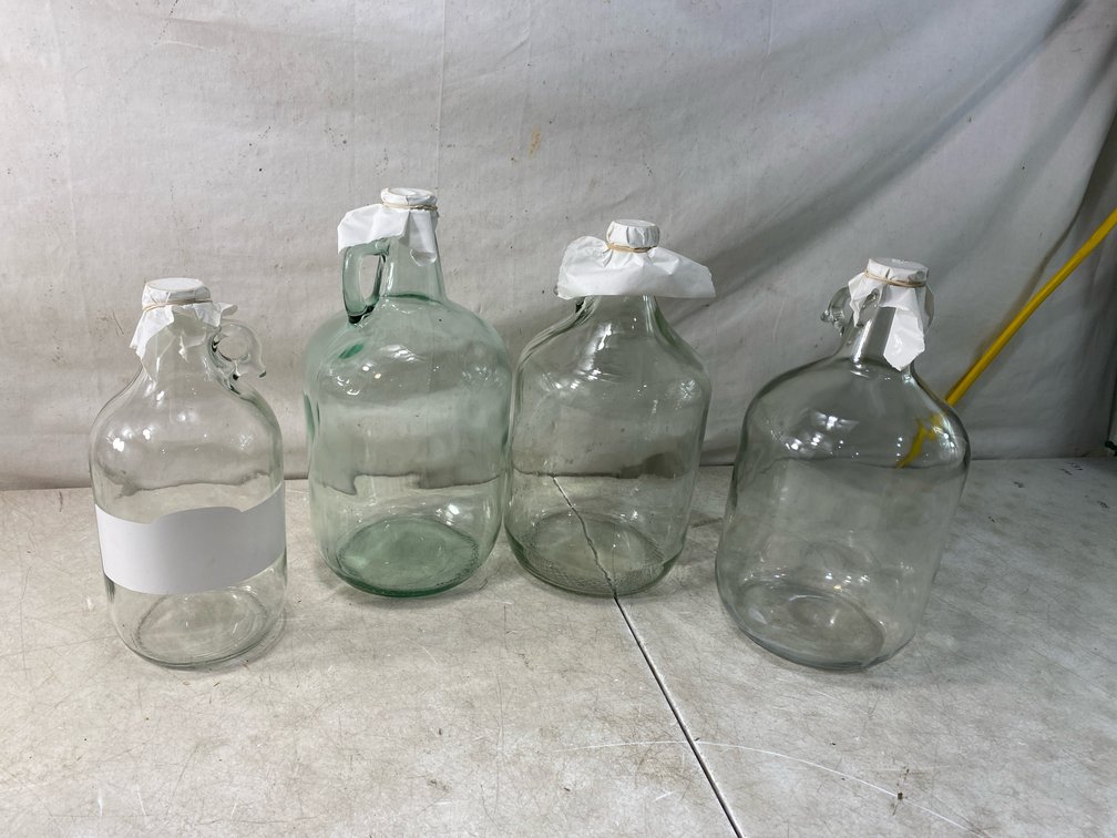 Glass Jug with Finger Loop Handle