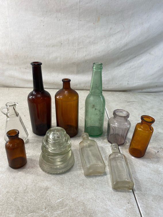 Glass Bottles and Electrical Insulator