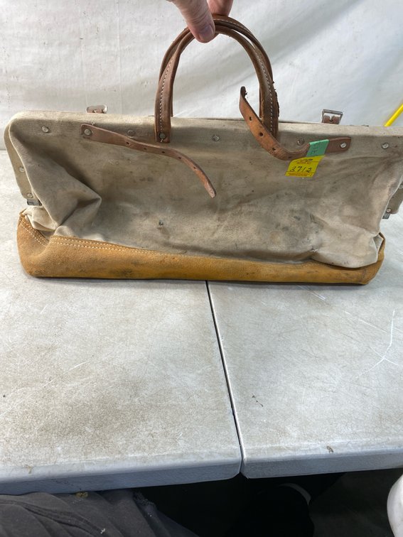 Canvas and Leather Tool Bag
