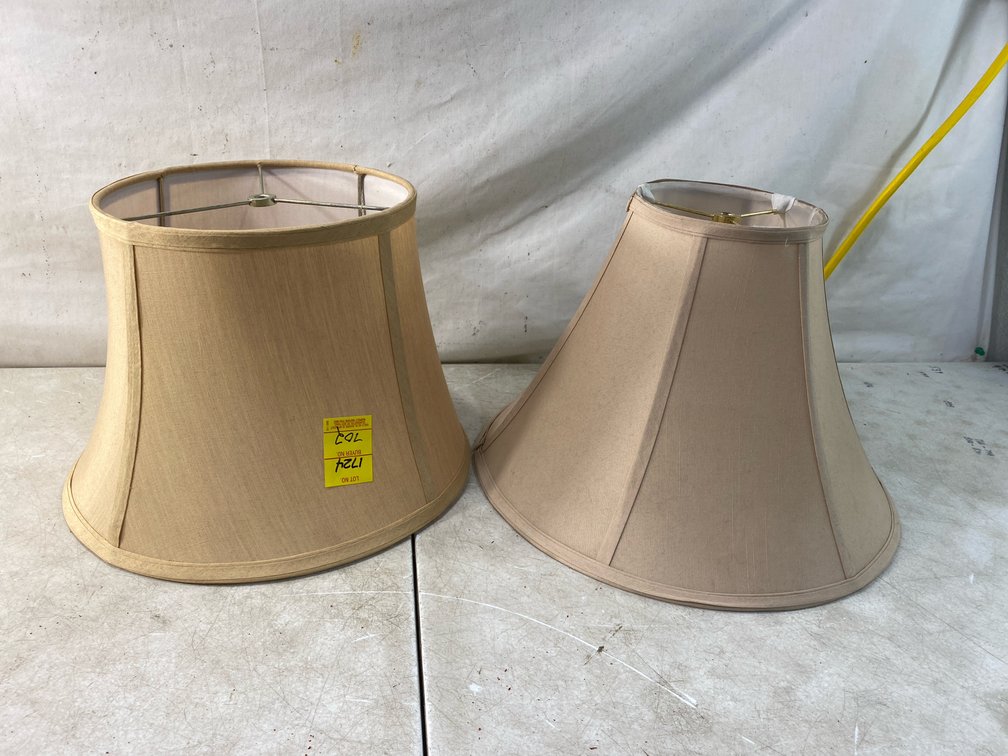 Beige Fabric Lamp Shade