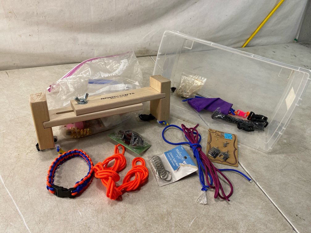 Paracord Bracelet Jig and Crafting Supplies