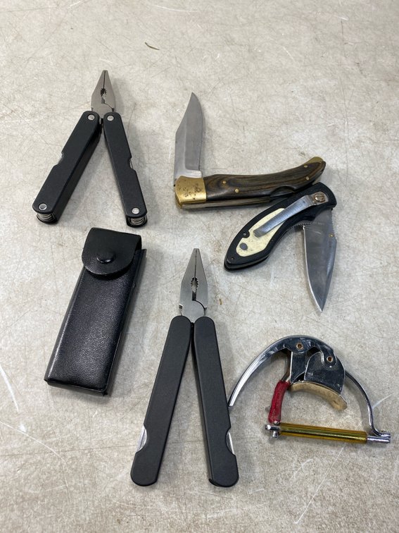 Pocket Knife, Multi-Tool, and Guitar Capo