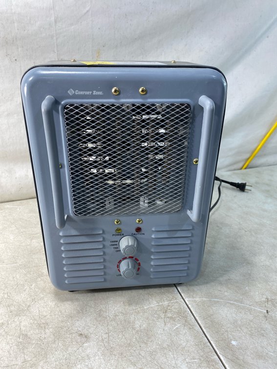 Comfort Zone Milk House Portable Electric Utility Heater 1500W