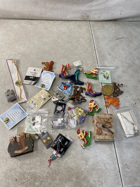 Costume Jewelry, Lapel Pins, and Novelties