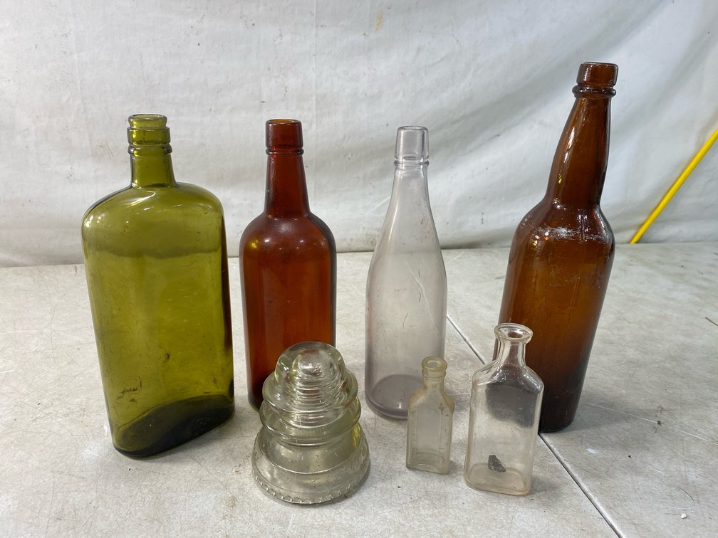 Glass Bottles and Glass Insulator