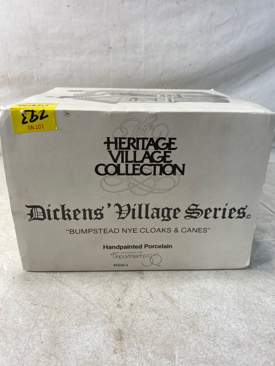 Department 56 Dickens' Village Bumpstead Nye Cloaks & Canes