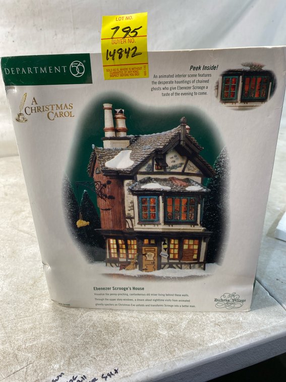 Department 56 Dickens' Village Ebenezer Scrooge's House