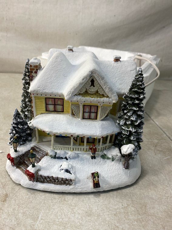 Hawthorne Village Thomas Kinkade Victorian Homestead Sculpture