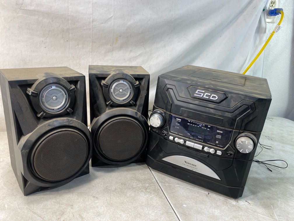Venturer 5 CD Home Stereo System with Speakers