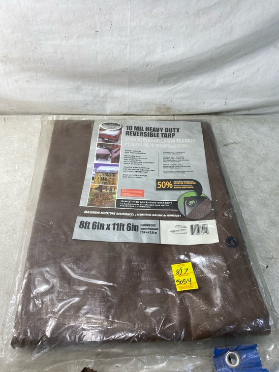 Performance Select 10 Mil Reversible Tarp, 8 ft 6 in x 11 ft 6 in