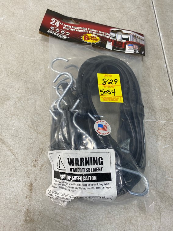 Erickson 24 In. EPDM Adjustable Rubber Tarp Strap