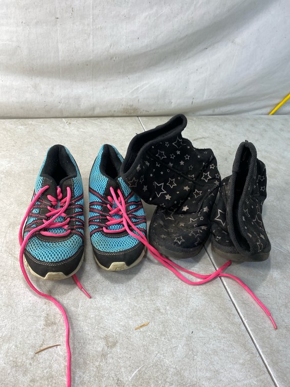 Athletic Shoes and Slouch Boots