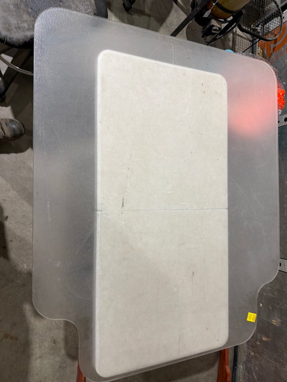 Clear Plastic Office Chair Mat with Lip
