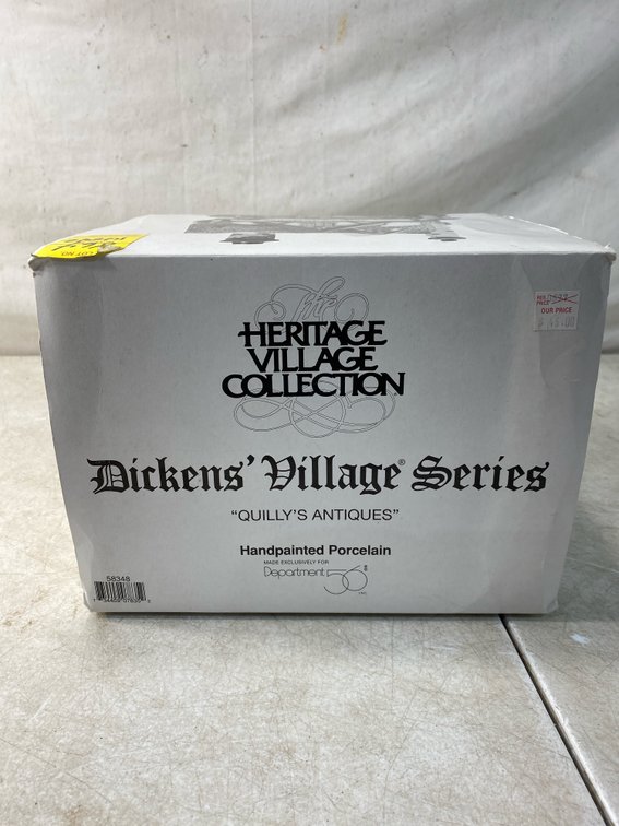 Department 56 Dickens' Village Series Quilly's Antiques