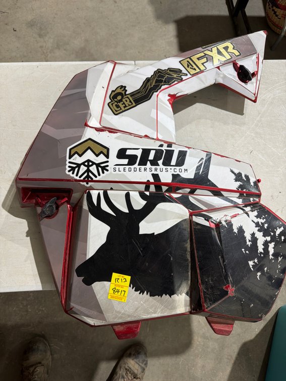 Snowmobile Side Body Cowl Panel