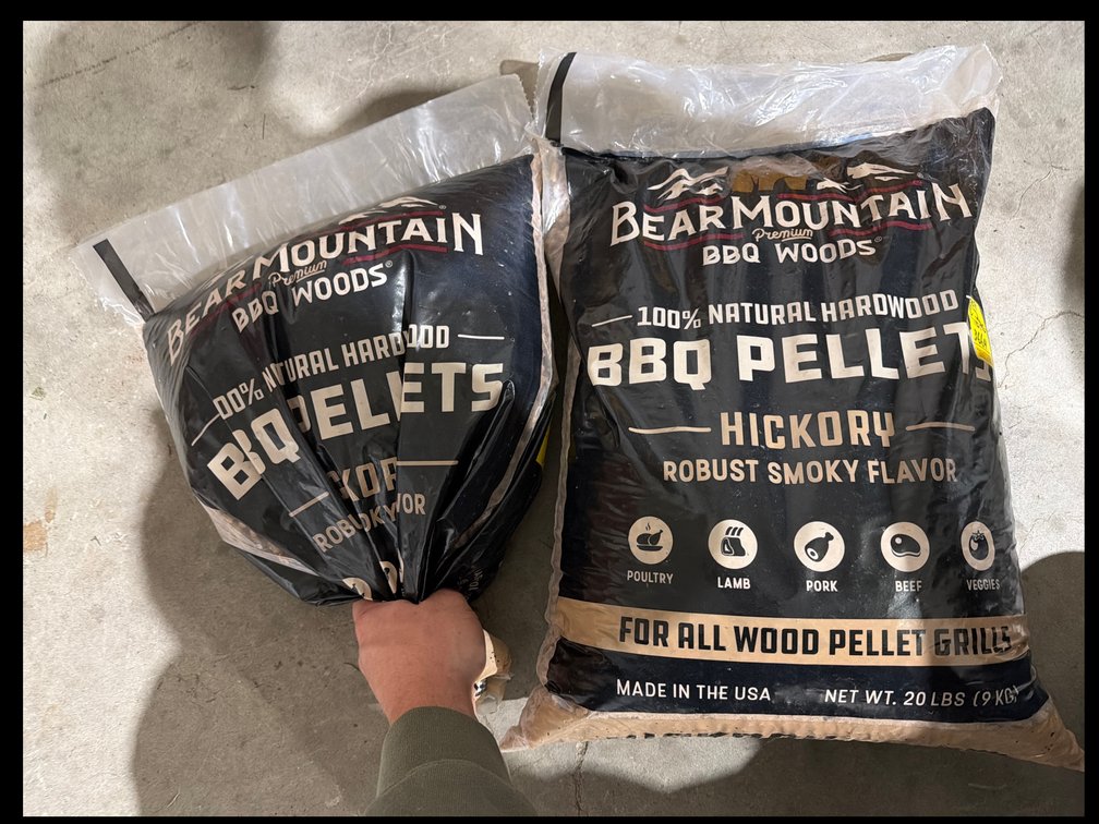 Bear Mountain Hickory Hardwood BBQ Pellet Fuel, 20 lb Bag