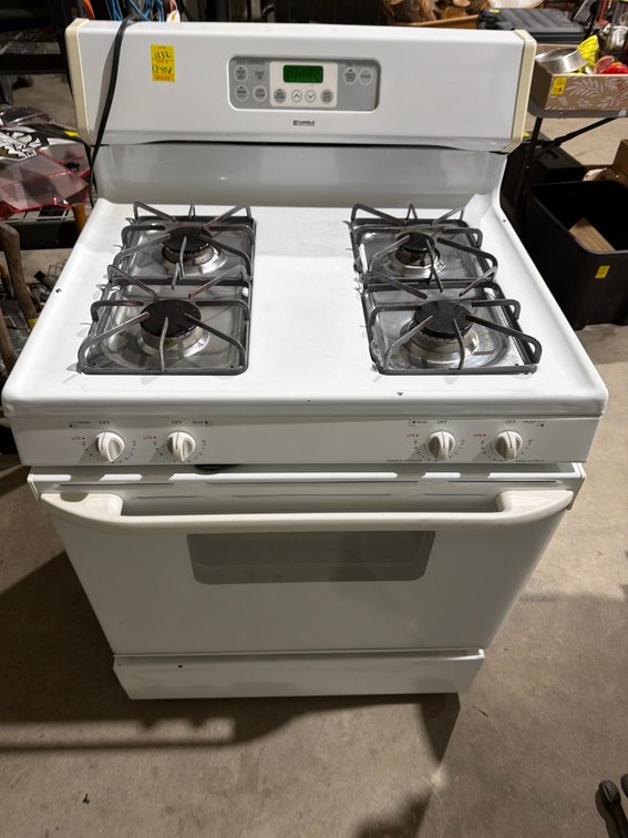 Kenmore White Freestanding Gas Range