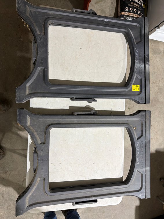 Black Plastic Folding Sawhorse