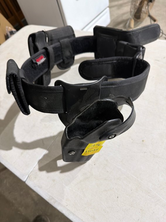 Tactical Duty Belt with Holster and Gear Pouches
