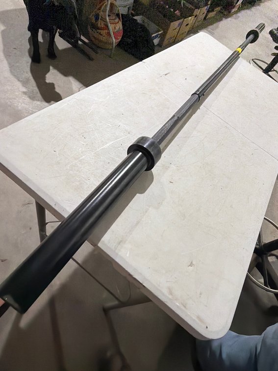 Olympic Barbell with Black Finish
