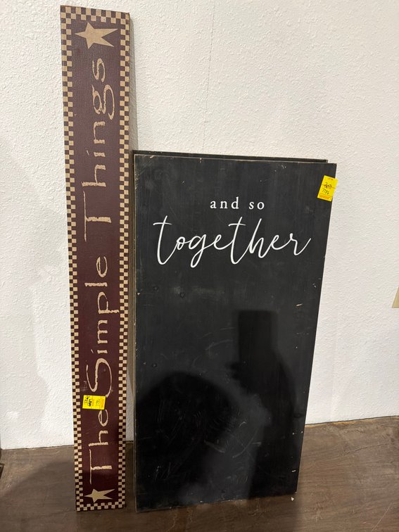 Decorative Wooden Wall Sign