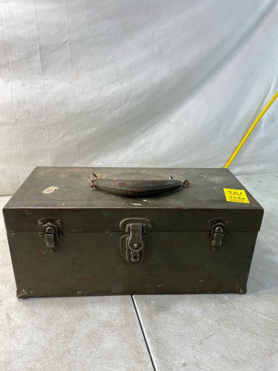 Olive Drab Steel Tool Chest