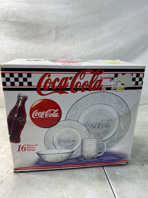 Coca-Cola Glass Dinnerware Set