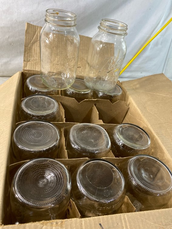 Clear Glass Mason Canning Jars